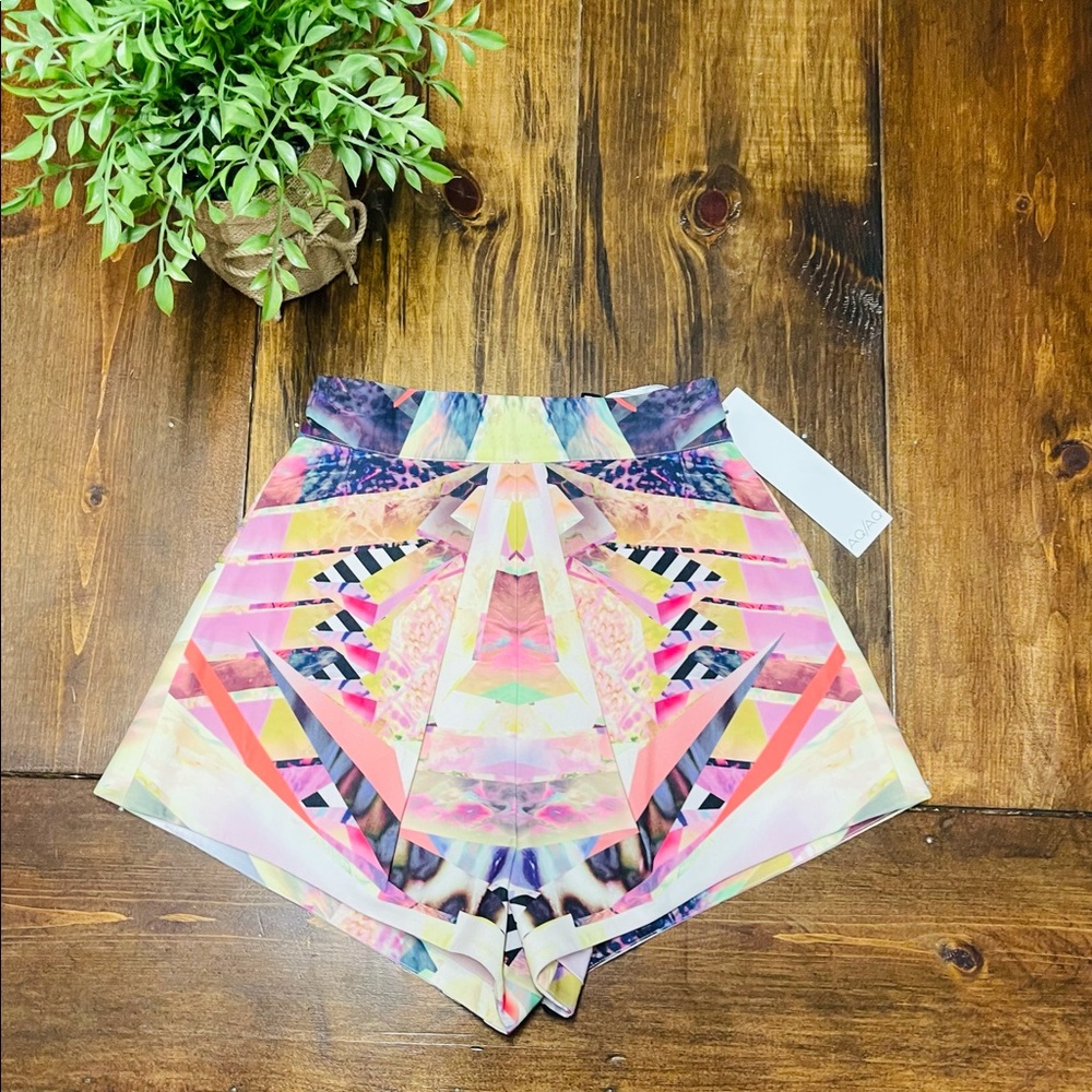 AQ/AQ Colorful high waisted shorts size 4